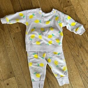 [Hanna Andersson] Lemon Print Sweatsuit